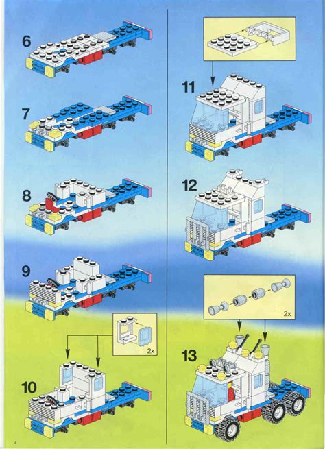 The LEGO building toy use a building process which consist in stacking parts of various sizes and shapes on top of each other, vertically. . Lego building instructions free pdf